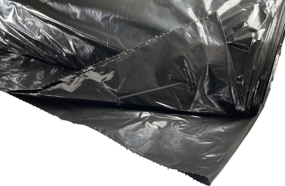 51x49x85 2 Mil Black UVI-UVA Pallet Covers Side Gusset