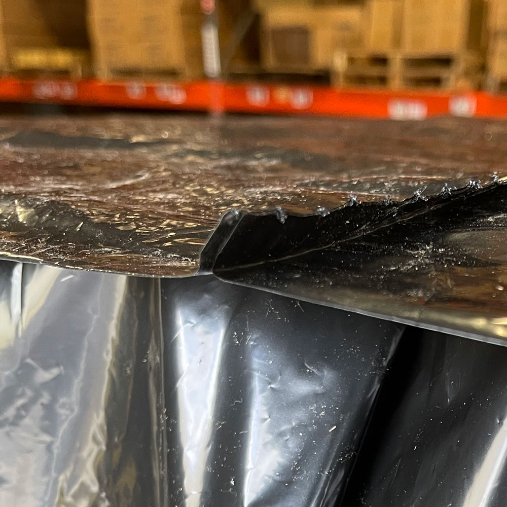 51x49x85 2 Mil Black UVI-UVA Pallet Covers Side Gusset Seal