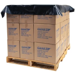 Black 1.5 mil 60" x 60" Pallet Top Sheets