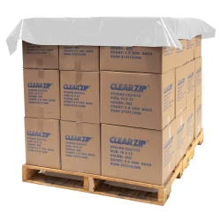 60" x 60" 2 mil White Pallet Top Sheets