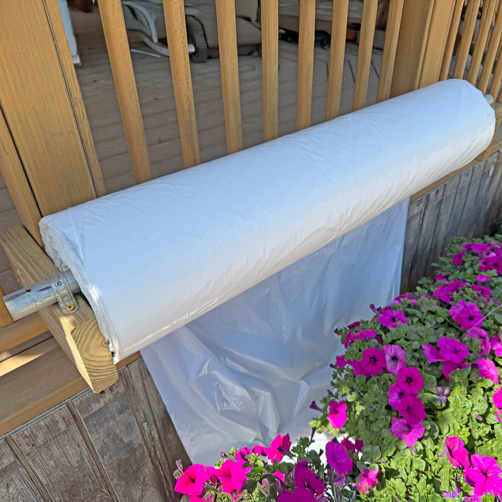 Plant Nursery Using White 2 mil 60 x 60 Pallet Top Covers