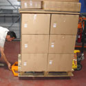 Ripack Pallet Lift Being Placed Under Shipment