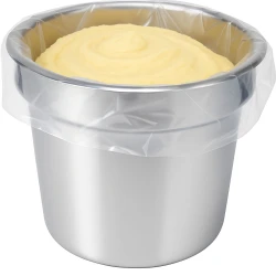 15" x 15" PET Pan Liners 6-7 Quart Round