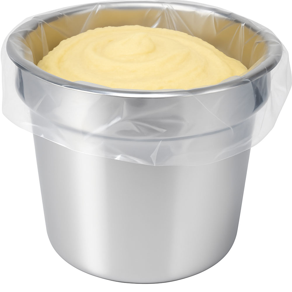 6-7 Quart 15 x 15 PET Round Pan Liners