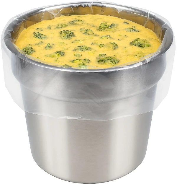 9-11 Quart 18 x 20 PET Round Pan Liners 18 x 20 PET 9-11 Quart Round Pan Liners