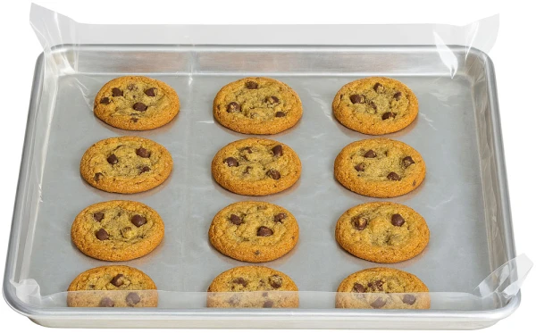 Half Bun Sheet 19 x 14.25 PET Pan Liner 19 x 14.25 PET Half Bun Sheet Pan Liner