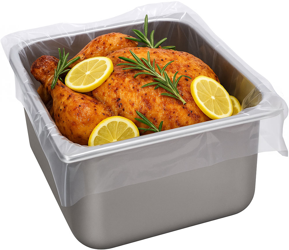 23 x 14 PET Medium and Deep Half Pan Liner