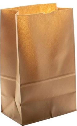 1 lb. Kraft Grocery Bags