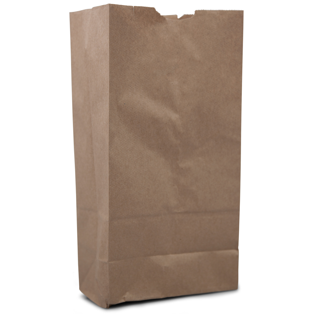 35 lb. Kraft #8 Grocery Bags