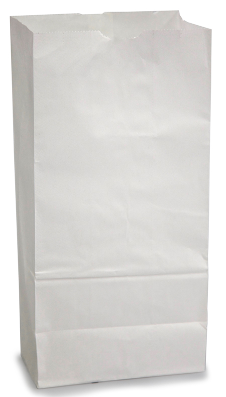 35 lb. White #8 Grocery Bags