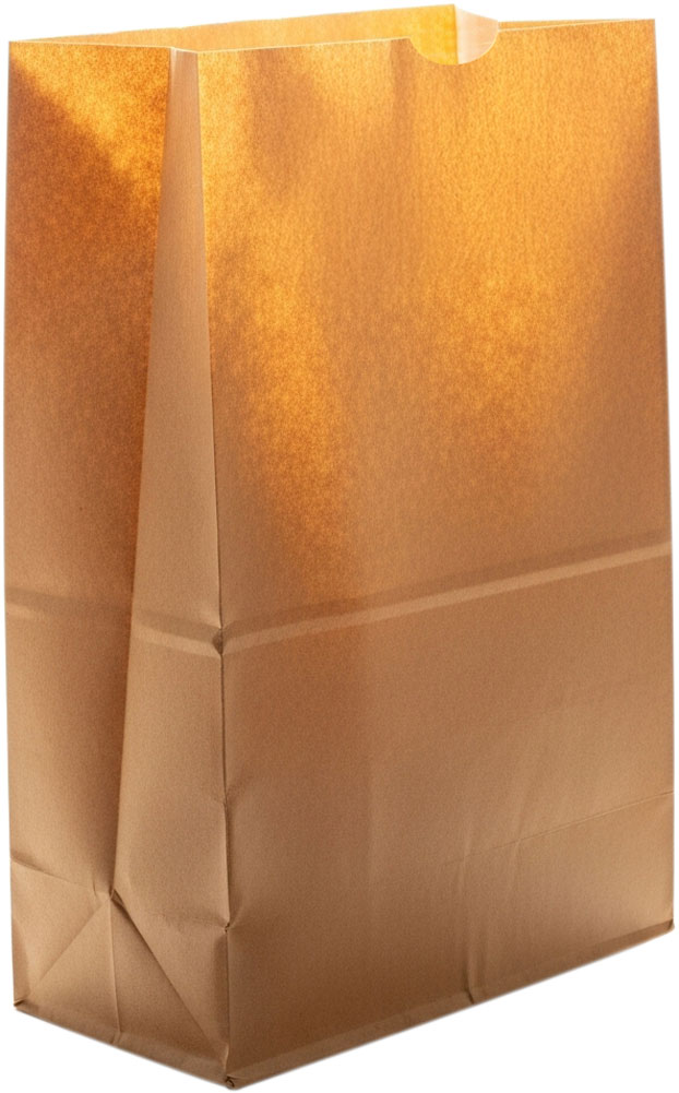 57 lb.  Flat Bottom Grocery Bags