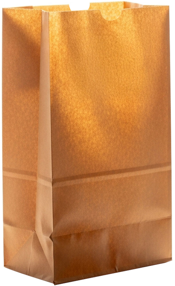 35 lb. Kraft #6 Grocery Bags