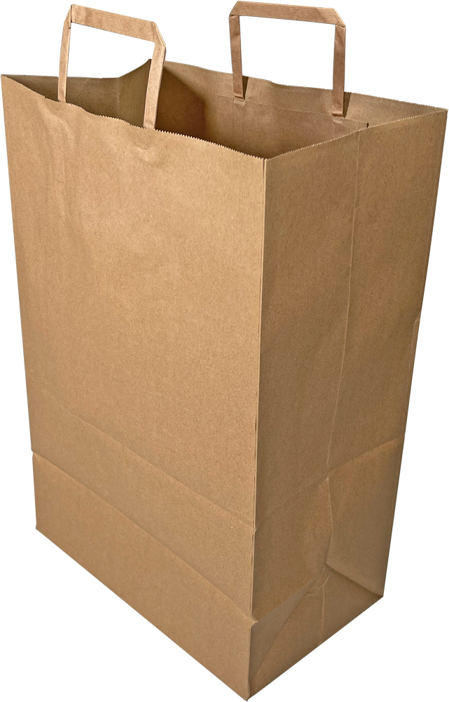 1/6 BL  Flat Handle Up Grocery Bags