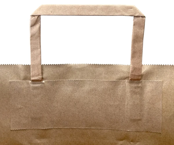 1/6 BL Flat Handle Up Grocery Bags Reinforced Handle 1/6 BL Flat Handle Up Grocery Bags Reinforced Handle