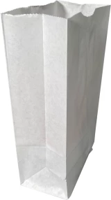 30 lb. White #4 Grocery Bags Duro 51004 Side Gusset
