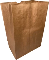 57 lb. Flat Bottom Grocery Bags - 500/Pack