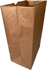 57 lb. Flat Bottom Grocery Bags Side Gusset - 500/Pack