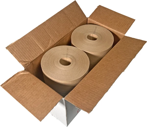 3 x 500 Reinforced Kraft Tape Case Case of 3 x 500 Reinforced Gummed Kraft Water-Activated Paper Packaging Tape