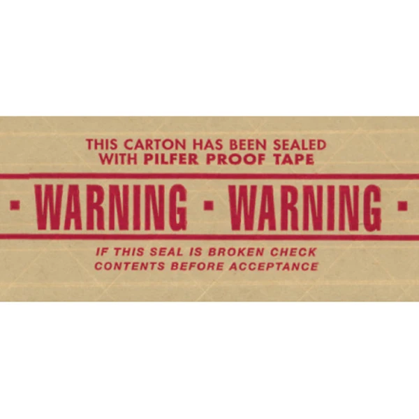 72mm x 450 yds. central 260 warning - pilfer proof reinforced water activated tape 72mm x 450 yds. central 260 warning - pilfer proof reinforced water activated tape
