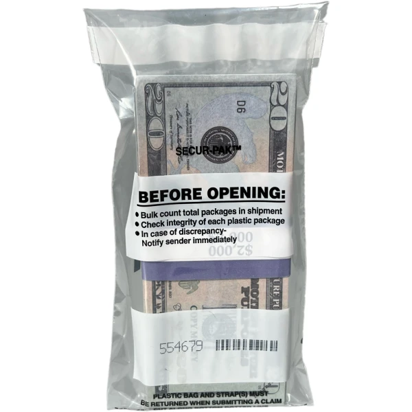 4.5 x 7.5 2 Mil Strap Bags
