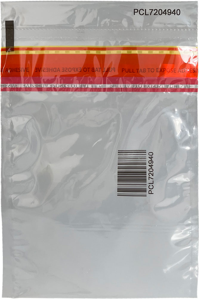 6x9 Secur Pak Plastic Bank Deposit Bag Front