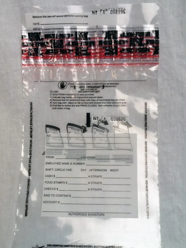 7x10 3mil Plastic Deposit Bags