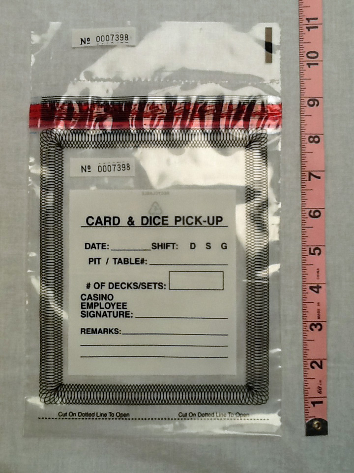 7x9 2.5mil Card Dice Bags