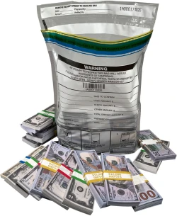 Plastic Clear Deposit Bags 12x16 Secur-Pak