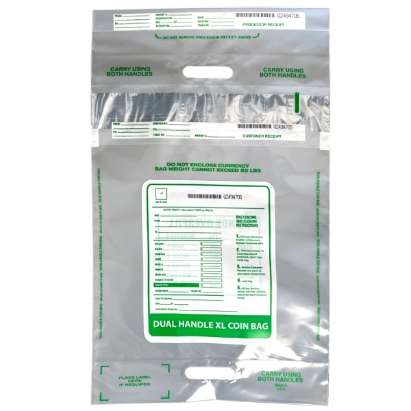 Plastic Coin Bag 14 x 24 Secur-Pak Plastic Coin Bag 14 x 24 Secur-Pak