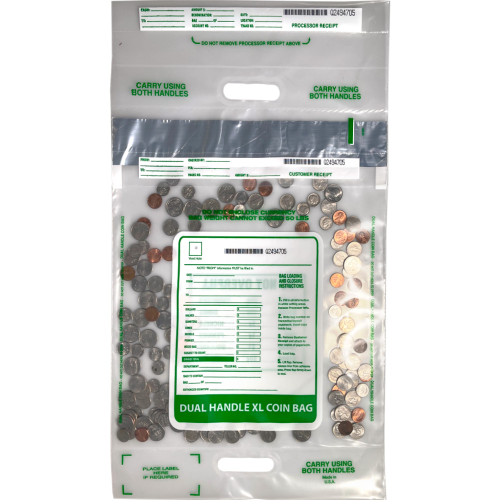 14" x 24" Coin Deposit Bag