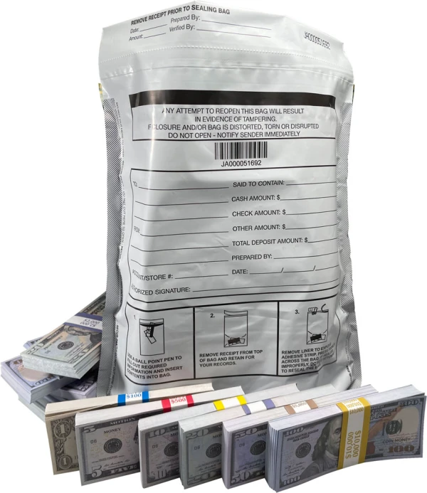 Plastic Deposit Bags 12 x 16 Secur-Pak Plastic Deposit Bags 12 x 16 Secur-Pak
