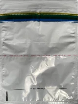  Plastic Deposit Bags with Pouch 9 x 12 Secur-Pak Back