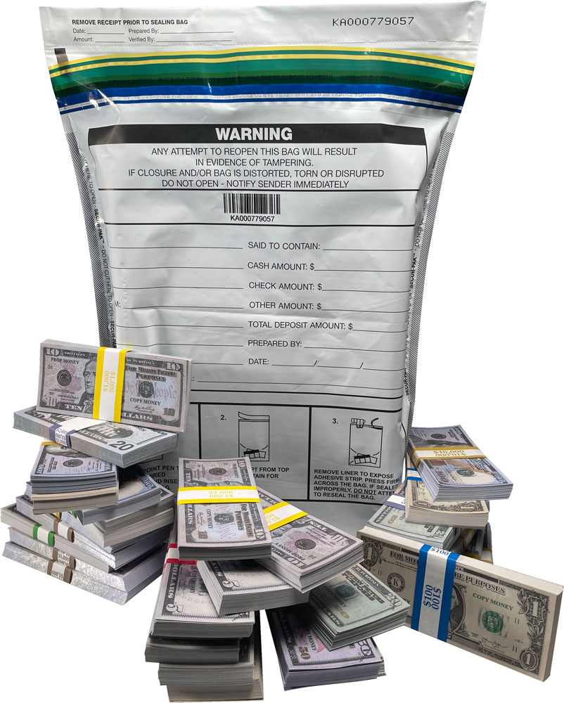 15" x 20" SecurPak Money Security Bag
