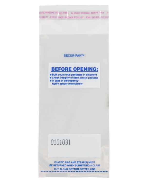 Secur-Pak Strap Bag 3.75 x 8 Secur-Pak Strap Bag 3.75 x 8