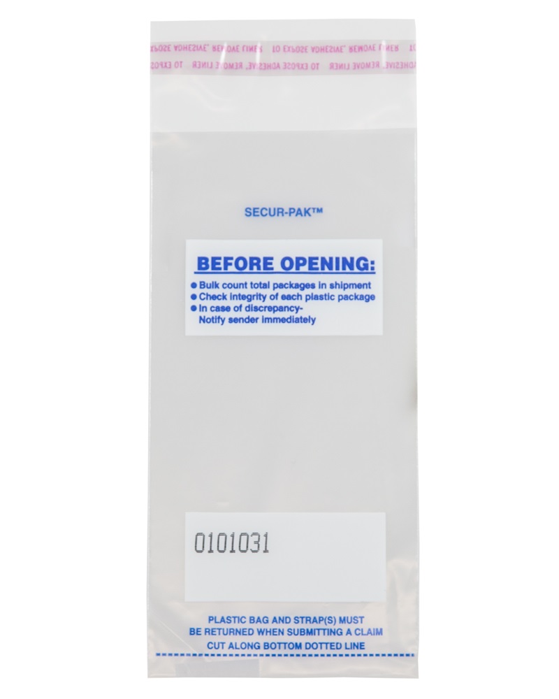 Secur-Pak Strap Bag 3.75 x 8