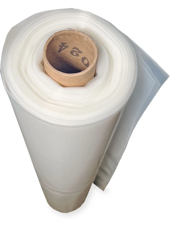 10x100 4 Mil Clear Plastic Sheeting C&A Film 4 Mil 10 ft. x 100 ft. Clear Plastic Sheeting (Construction & Agriculture Film) on Roll