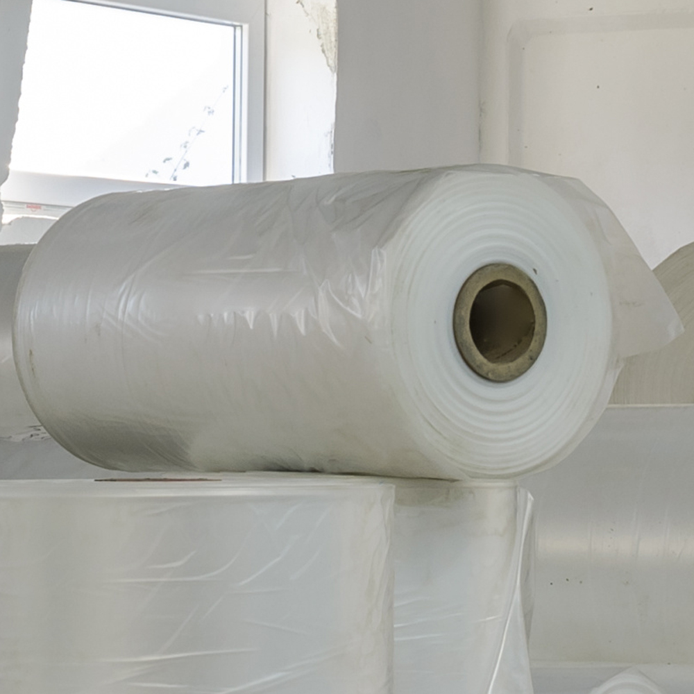 8 Gauge Clear Plastic Vinyl Fabric / 100 Yards Roll