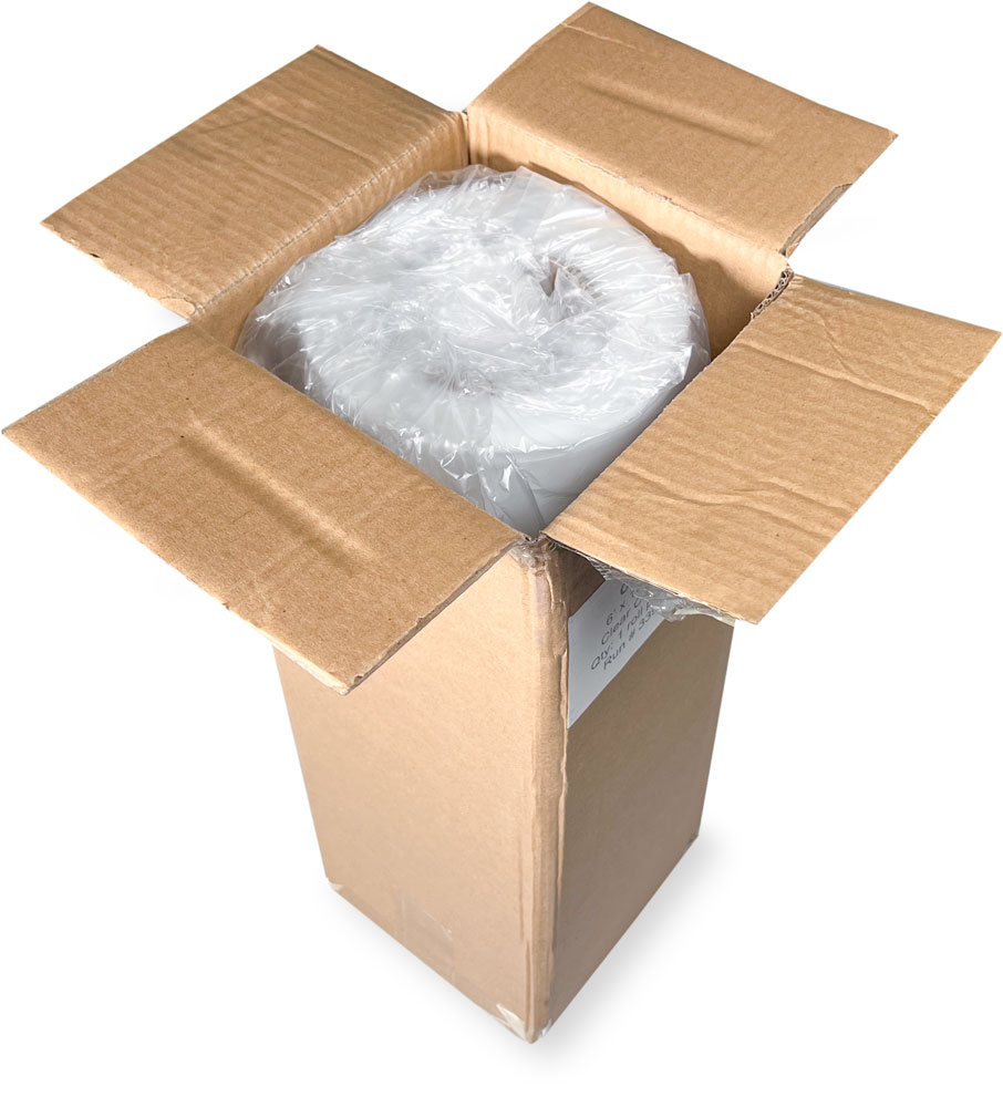 Case of 4 Mil 6 ft. x 100 ft. Clear Plastic Sheeting (Construction & Agriculture Film) on Roll