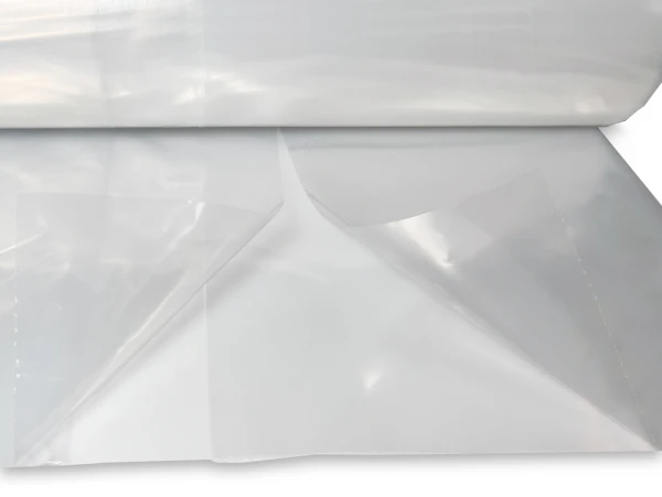 3 Mil 8 ft. x 100 ft. Clear Plastic Sheeting (Construction & Agriculture Film) on Roll Folded