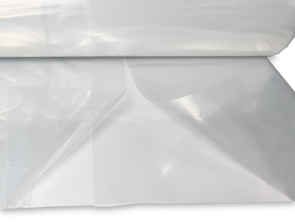 3 Mil 8 ft. x 100 ft. Clear Plastic Sheeting (Construction & Agriculture Film) on Roll Folded