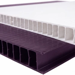 Corrguated Plastic Sheets White and Black Corrguated Plastic Sheets