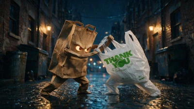 Plastic Vs. Paper Plastic Vs. Paper