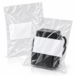 White Block Poly Bags White Block Poly Bags