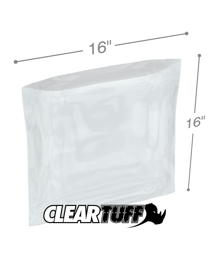 1,000 Bags per Case 3 Cases 6” x 16” 6 Mil Poly Bags 