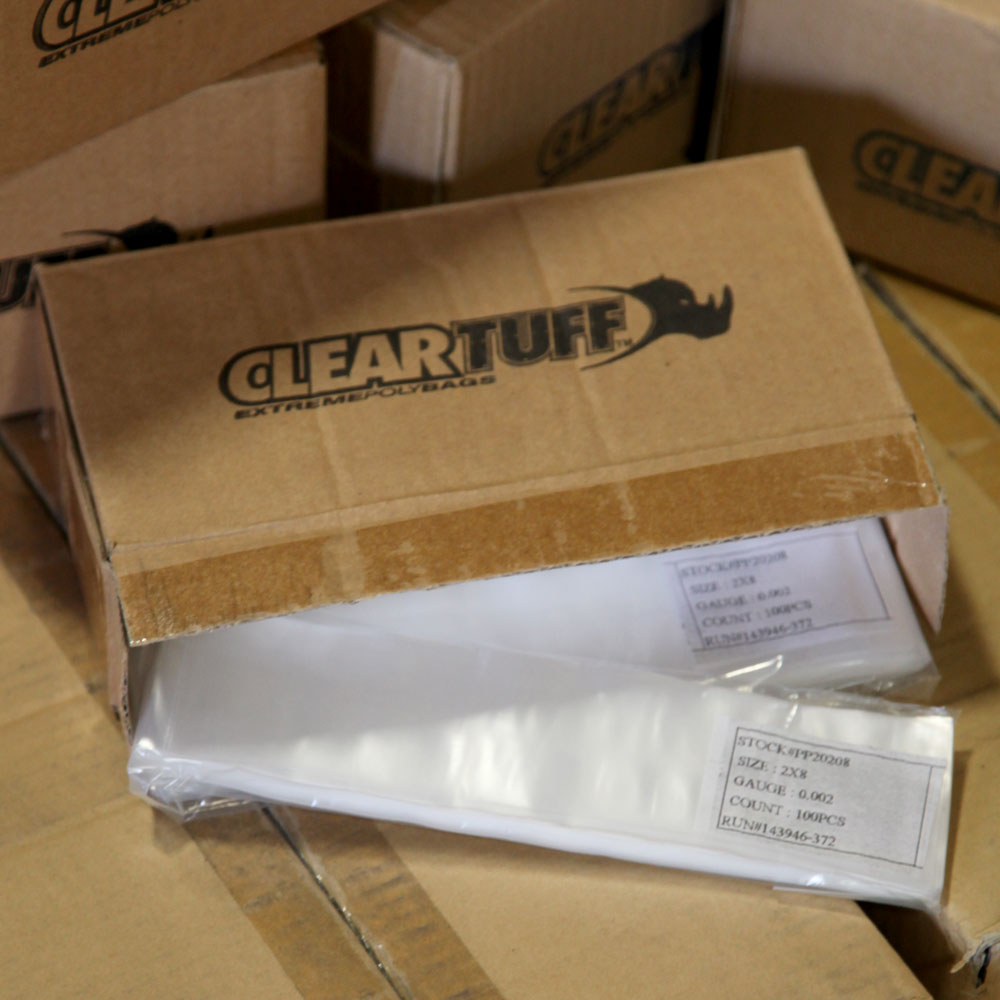 1000 per Case V-6232 Clear EcoBox 18 x 18 Inches 2 mil Flat Poly Bag 1000 per Case V-6232 Clear EcoBox 18 x 18 Inches 2 mil Flat Poly Bag