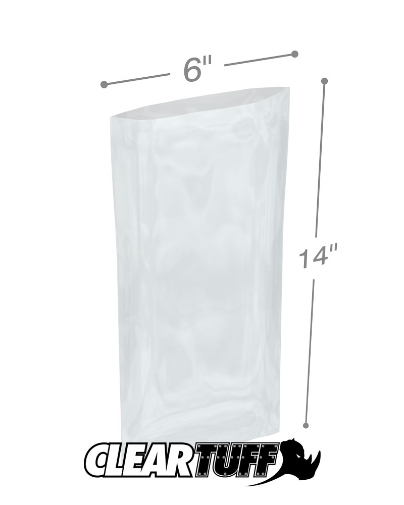 RetailSource PB440Wx1000 6 x 9-2 Mil White Flat Poly Bags 4.5 Height Pack of 1000 RetailSource Ltd 4.5 Height 10 Length 6.75 Width 10 Length 6.75 Width Pack of 1000 