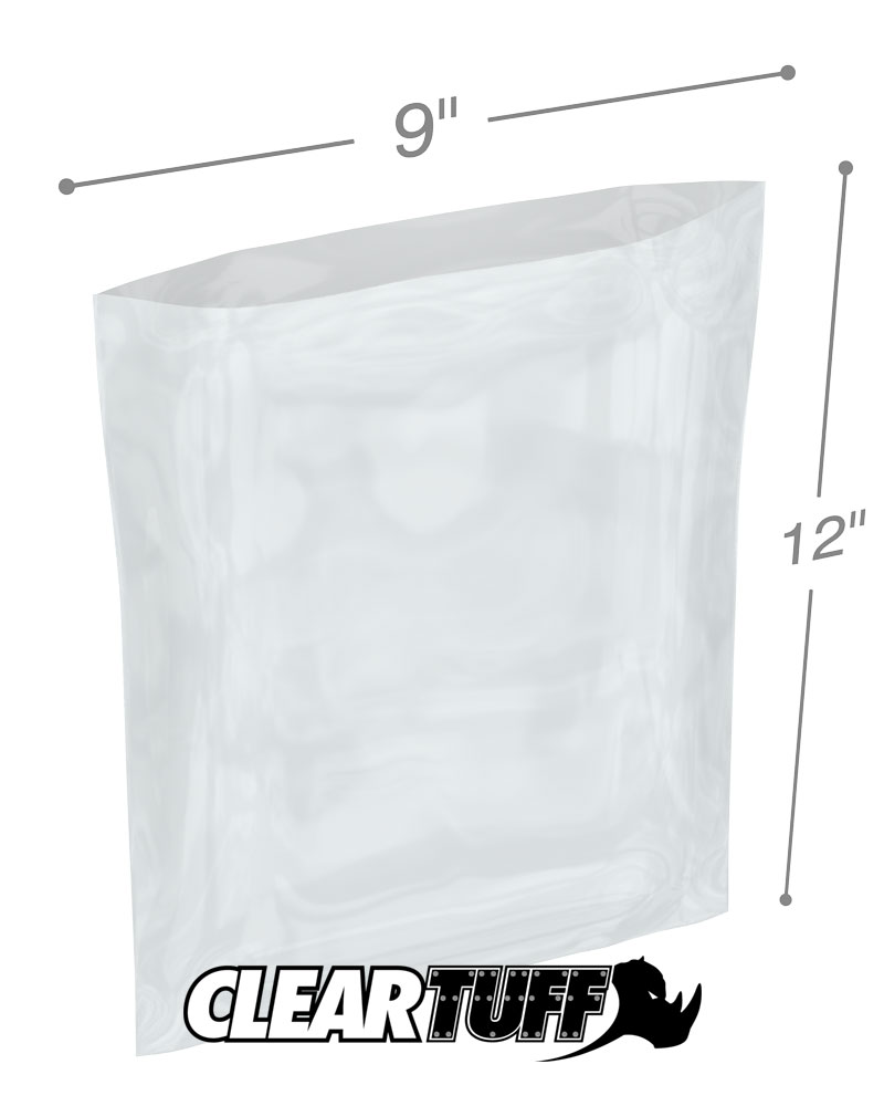 RetailSource Ltd RetailSource PB2305x1000 9 x 12-1 Mil Flat Poly Bags 4.75 Height 7.5 Width Pack of 1000 4.75 Height 9.75 Length 7.5 Width 9.75 Length Pack of 1000 