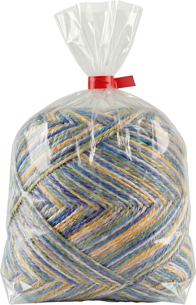 Yarn Inside of a 8 x 15 1.5 Mil Flat Poly Bag