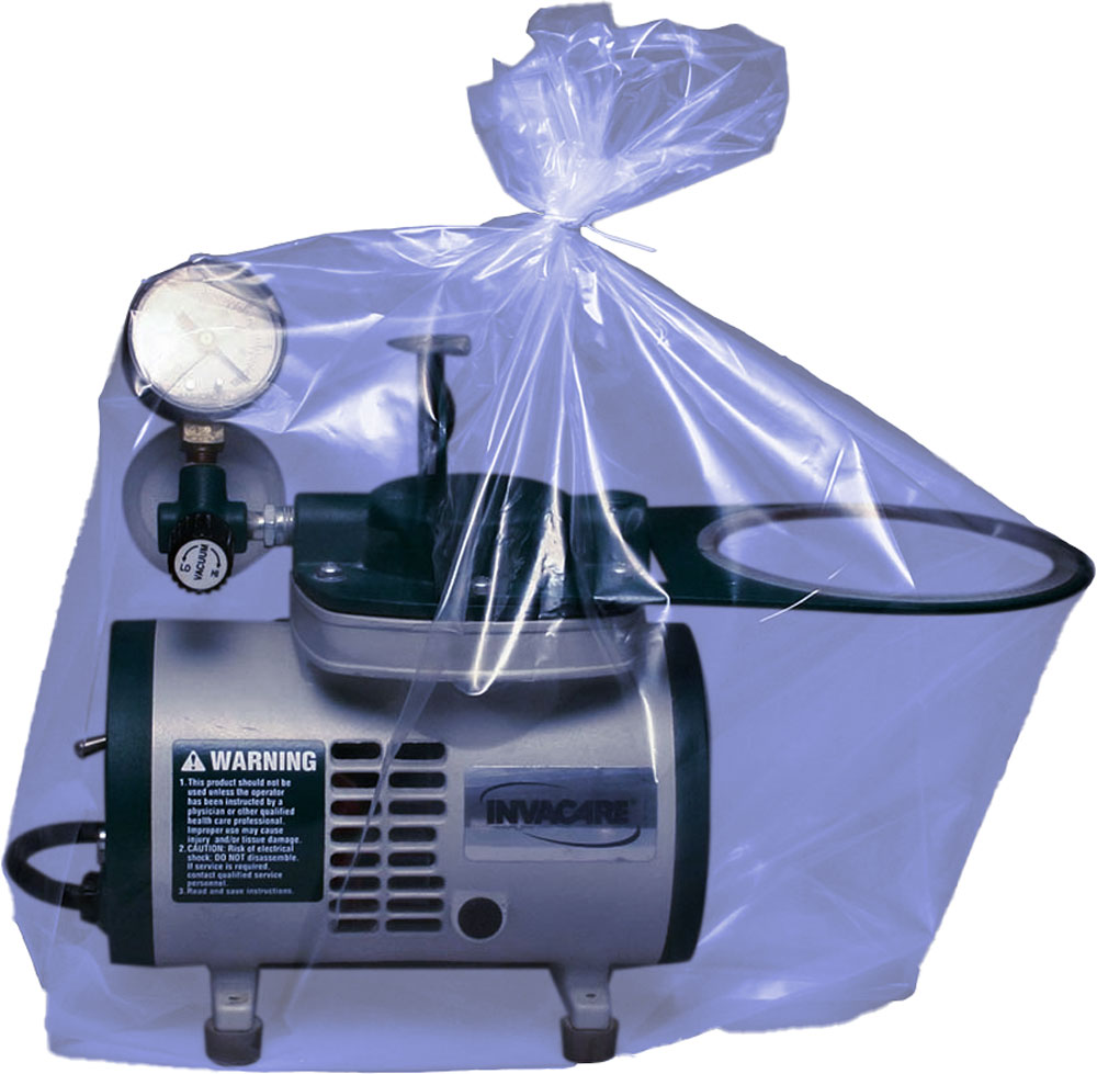 Blue Tint Bags on Rolls