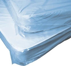 48" x 14" x 41" Blue Tint Bags on Rolls Mattress/Bedframe/Bedrail